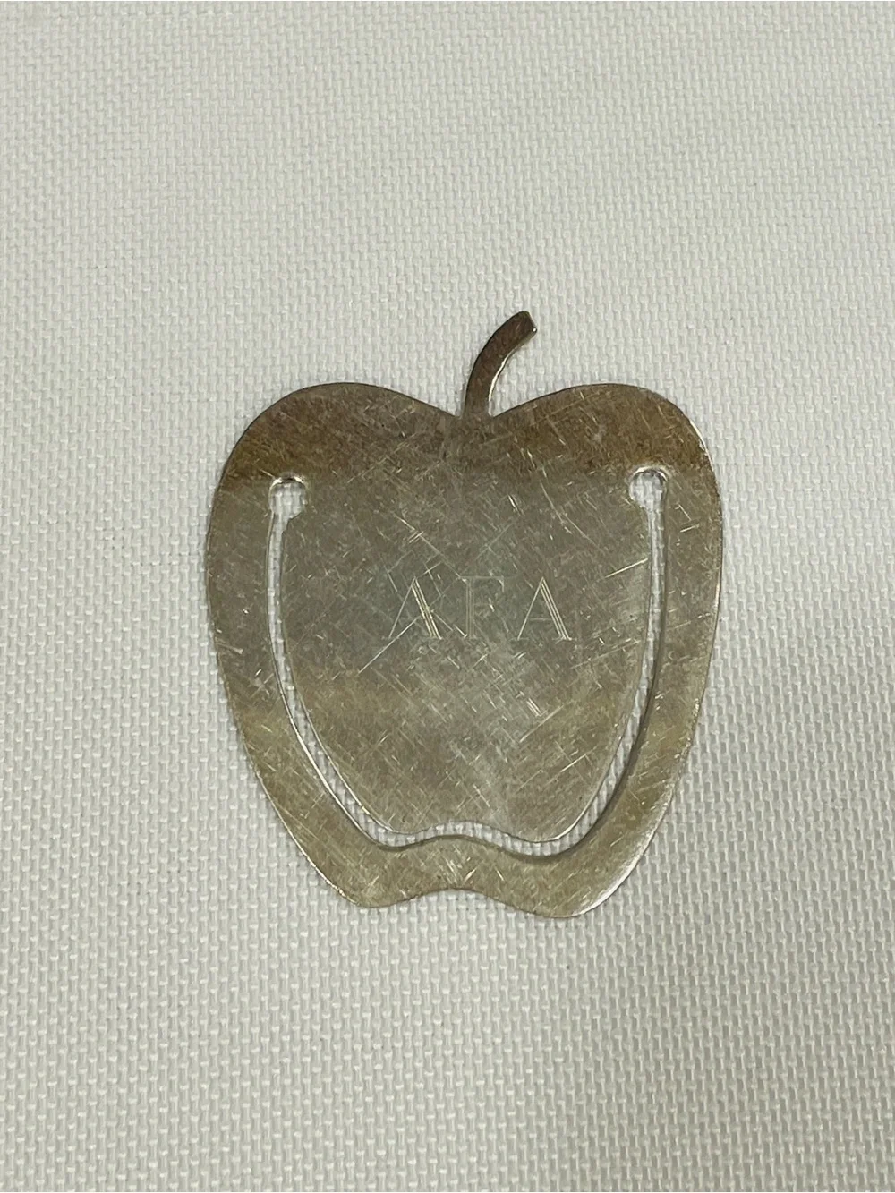 Tiffany & Co. Bookmark Money Clip Apple Sterling Silver 925